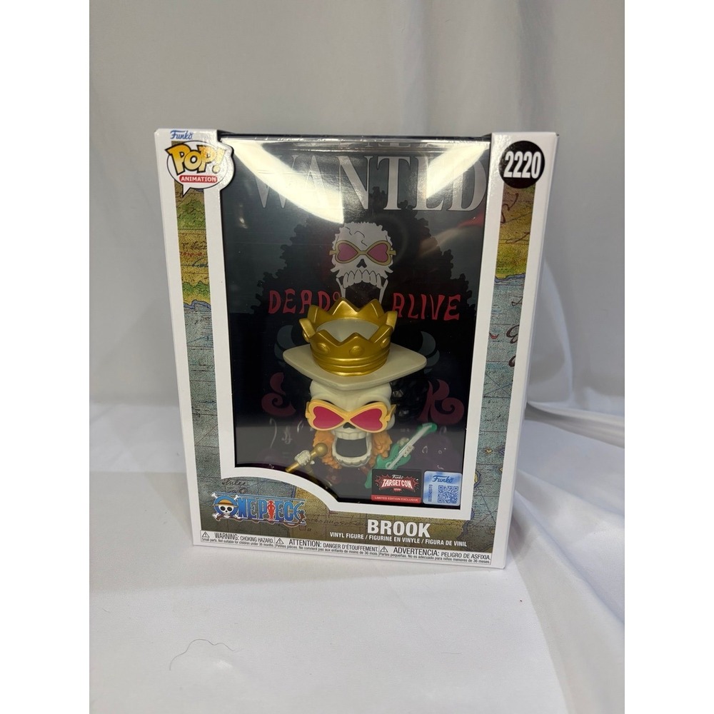 Funko Pop! One Piece Wanted Poster Brook #2220 Target Limited
